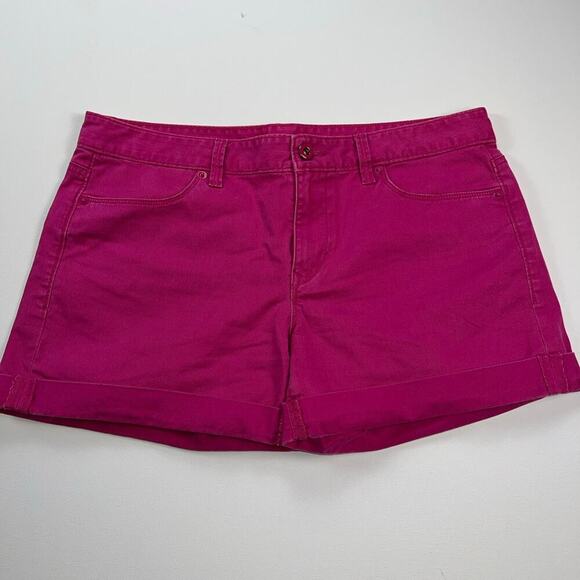 Ann Taylor Loft Two Pair Cotton Twill Chino Shorts Mid Rise 4” Inseam Size 6 - Picture 2 of 12